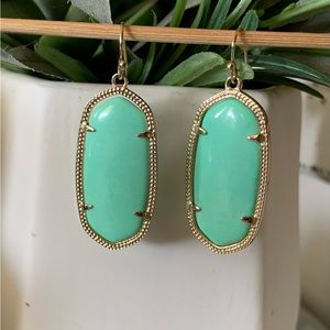 Kendra Scott Aqua earrings